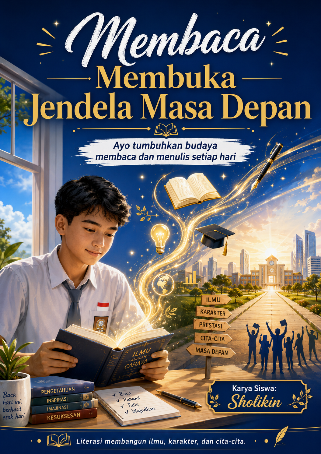 Sampul Membaca Membuka Jendela Masa Depan